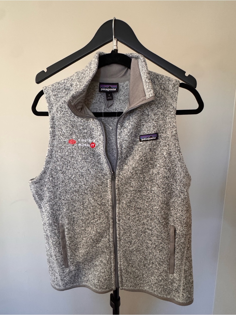 Patagonia Better Sweater Heather Gray Fleece Vest NWOT